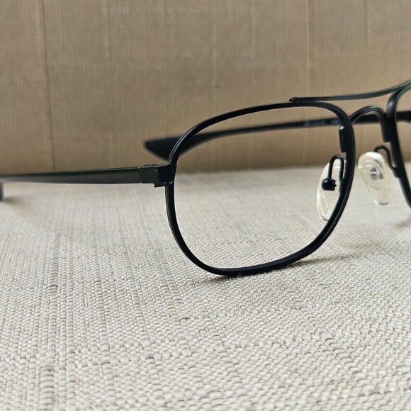 USA Artcraft Men Glasses Frame Metal Black Tone JS 52[]22 130 Eyeglasses Frame - Picture 2 of 12